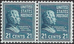 826 Mint,NH... Pair... SCV $2.60