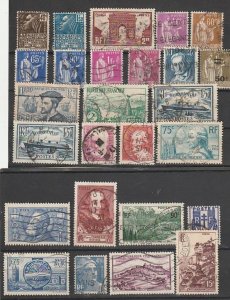 France Used lot of 26 #190817-1 CV $32