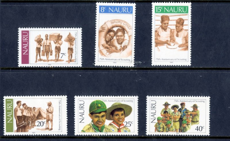 NAURU  244-9 MH  BIN $2.00