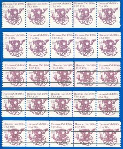 SCOTT #1904-04a LOT/5, Coil Line Strips/5, Plate #1,2 &4, Mint-NH, SCV $260! (SK
