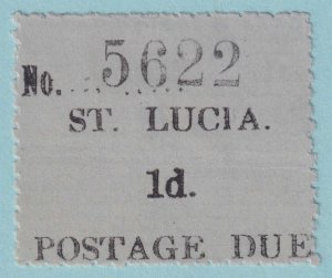 ST LUCIA J1  MINT HINGED NO GUM AS ISSUED  NO FAULTS VERY FINE! - NJK