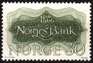 NORWAY 1966 Bank of Norway - 150. Short, MNH