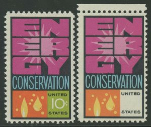 #1547c10c 1974 ENERGY CONSERVATION GREEN OMITTED MAJOR ERROR W/ APS CERT HV776