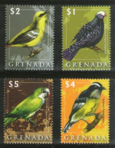 Grenada 2009 Parrot Pigeon Birds Wildlife Fauna Sc 3702-5 MNH # 588