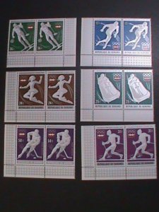 BURUNDI-1976 SC#491-4,C235-6-12TH WINTER OLYMPIC GAMES-INNSBRUCK-PAIR SET VF