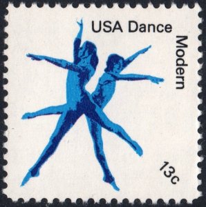 SC#1752 13¢ American Dance: Modern Single (1978) MNH