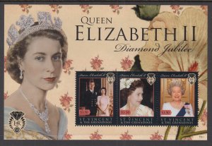 St Vincent 3819 Queen Elizabeth II Souvenir Sheet MNH VF