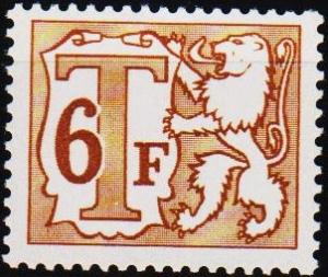 Belgium. 1966 6f S.G.D1986 Unmounted Mint