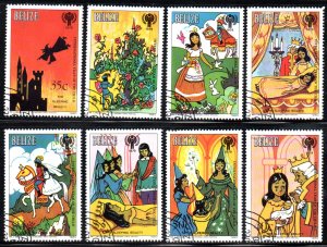 BELIZE 513-20 USED CTO SCV $35.00 BIN $14.00 CHILDREN'S STORY