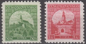 Czechoslovakia Scott #192-193 1929 MH