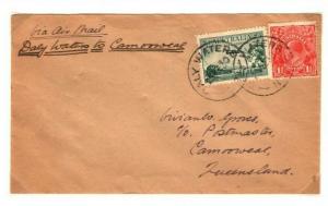 AUSTRALIA Air First Flight Cover *Daly Waters NT* Camooweal 1934 {samwells}PA27