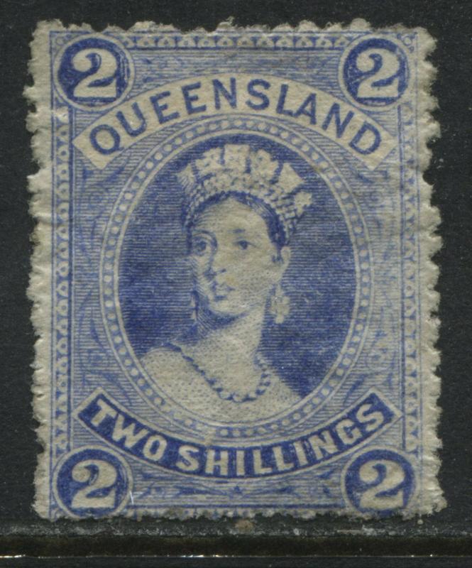 Queensland QV 1882 2/ ultra mint o.g.