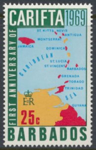 Barbados  SC# 318  MNH  CARIFTA  see details & scans