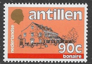 NETHERLANDS ANTILLES 1984 90c Bonaire Government Buildings Issue Sc 519 MNH