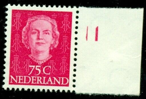 NETHERLANDS #327 75¢ magenta, og, NH, VF, Scott $60.00