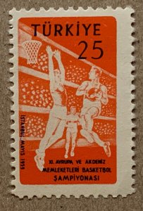 Turkey 1959 Basketball, MNH.  Scott 1441, CV $0.45