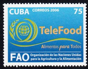 CUBA Sc# 4640  TELEFOOD agriculture FAO  2006  MNH MINT