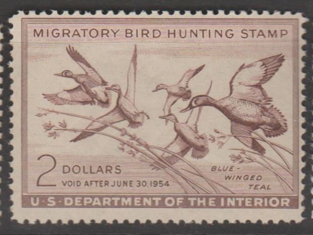 U.S. Scott #RW20 Duck Stamp - Mint NH Single - IND