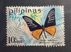 Philippines 1969 Scott 1031 used - 10s, Butterfly