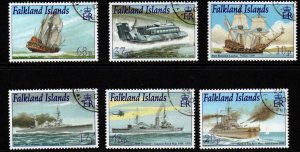 FALKLAND ISLANDS SG903/8 2001 ROYAL NAVY CONNECTIONS USED