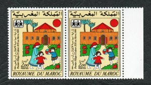 1984- 1985 - Morocco - Maroc - 1st Moroccan S.O.S.Children's Village - Art- Pair 