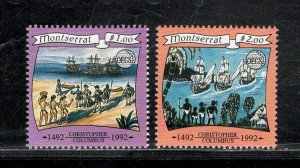 MONTSERRAT SC# 825-26 FVF/MNH