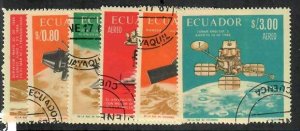 Ecuador;  Scott 758, 758A-758E; 1966; Precanceled; NH; Complete Set; Space