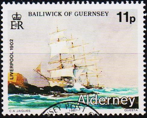 Alderney. 1987 11p S.G.A32 fine Used