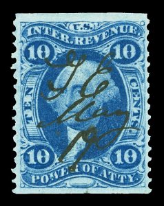 Scott R37b 10c Power of Attorney Used VF Cat $30