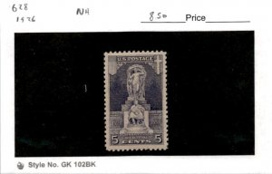 United States Postage Stamp, #628 Mint NH, 1926 John Ericsson (AN)