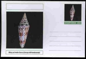 CHARTONIA, Fantasy - Glory of India Cone - Postal Stationery Card...
