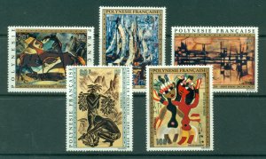 French Polynesia 1972 Paintings by Polynesian Artists MUH