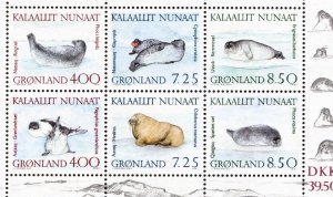 COLOR PRINTED GREENLAND 1905-2010 STAMP ALBUM PAGES (100 illustrated pages)