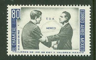 Mexico # C282  Chamizal Treaty (Pres. JFK) (1)   Mint NH