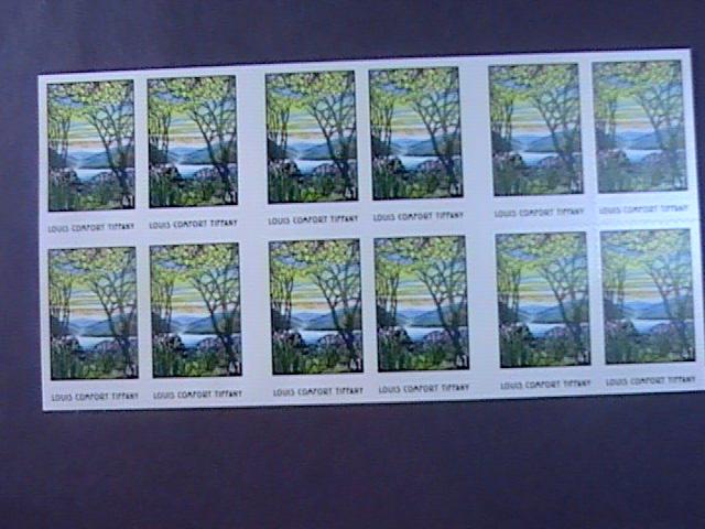 U.S.# 4165a-MNH-BOOKLET PANE OF 20-AMERICAN TREASURES/LOUIS COMFORT TIFFANY-2007