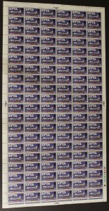 SG Spec WP112hij 1967 1/6 EFTA Complete Phosphor Sheet with All 3 Var U/M