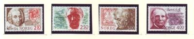 Norway Sc 896-9 1986 Famous Men stamps mint NH