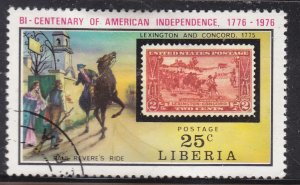 Liberia 707 American Revolution Bicentennial 1975