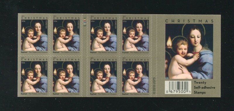 4570 Madonna and Child Booklet of 20 Forever Stamps MNH 