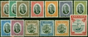 Grenada 1951 Set of 13 SG172-184 Fine MM