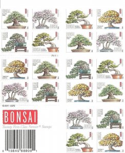 Bonsai Tree Forever stamps 2 books total 40 stamps