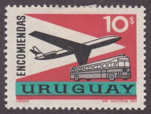 Uruguay Q98 Parcel Post Stamp 1969