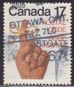 Canada 816 Introduction Of The Postal Code 17¢ 1979