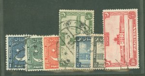 Pakistan #47-53 Used