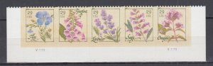 (F) USA #4505-4509 Herbs Full Strip of 5 from Sheet MNH Plate