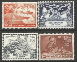 KUT 1949 UPU fine mounted mint set