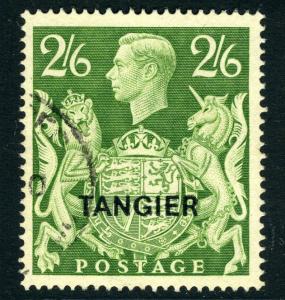 MOROCCO AGENCIES (TANGIER)-1949 2/6 Yellow-Green Sg 273 VERY FINE USED V13394