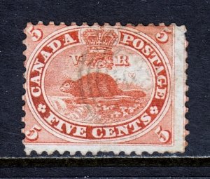 Canada - Scott #15 - Used - Short perf - SCV $37