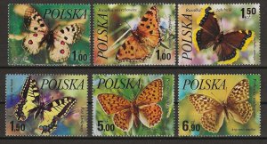 POLAND 1977 SG 2503/8 MNH