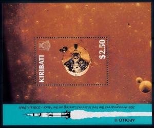 [65020] Kiribati 1989 Space Travel Weltraum Apollo 11 Souvenir Sheet MNH